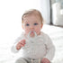Dr. Brown's Flexees Gray Bunny, Soft 100% Silicone Baby Teether, BPA Free, 3m+...