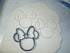 THEMED MAGICAL MOUSE WITH BOW HEAD FACE CARTOON CHARACTER COOKIE CUTTER MADE IN USA PR530S...