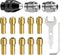 Drill Chuck Collet Set for Dremel, 15PCS Chuck Collet Kit, 0.8-3.2mm Shank Replacement 4486 Rotary Tool Keyless Quick Change Chuck Accessory with ...