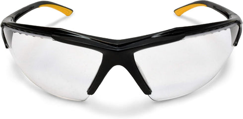 DEWALT Spector In-Viz Bifocal Safety Glass - Black/Yellow Frame - Clear Lens...