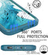 for Samsung Galaxy S22 Case,Shockproof Dropproof Dustproof Galaxy S22 Case,Heavy Duty Protective for Samsung S22 Case, 6.1 Inch (Turquoise)...