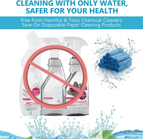 12 Pcs Microfiber Glass and Window Cleaning Cloths,12" x 12" Lint Free Streakless Buff Polishing Cloth,Quickly Clean Windows, Windshields, Mirrors...
