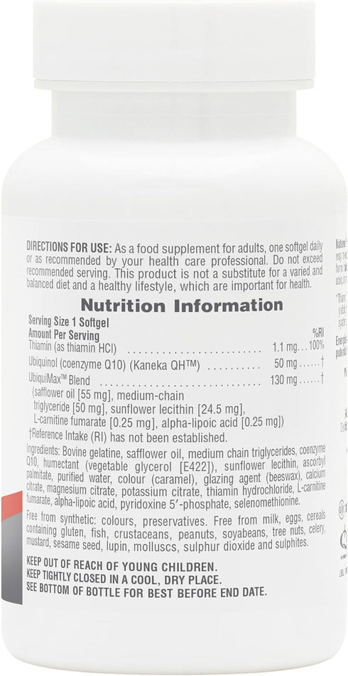 NaturesPlus Beyond CoQ10 50 mg - 30 Softgels - Provides High-Strength Ubiquinol - Supports Overall Well-Being - 30 Servings...