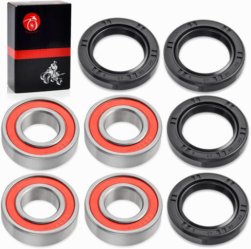 Front Wheel Bearings and Seals Kit For HONDA Recon 250 TRX250TE TRX250TM 1997-2018 TRX200D 1990-1997 TRX350TE TRX350TM 2000-2006...