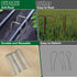 12 Inch 11 Gauge Galvanized Landscape Staples Stakes for Decoration, 12/25/100pcs Garden Metal Stakes for Weed Barrier Fabric, Fence Stakes, Tent ...