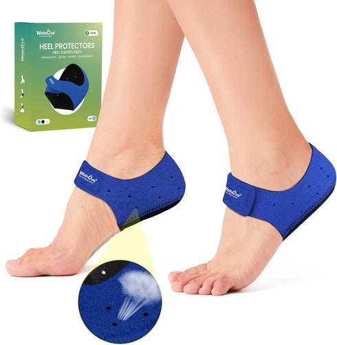 Plantar Fasciitis Protector for Shoes - Welnove Heel Cups for Pain Relief, Inserts & Pads for Achilles Tendonitis, Support Cushion for Women & Men...