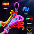 12 PCS Light Up Glow Pop Tubes, Neon Glow Sticks Party Favors for Kids 3-8-12, Fidget Stress Relief Toys, Toddlers Goodie gift Bag Stuffer Fillers...