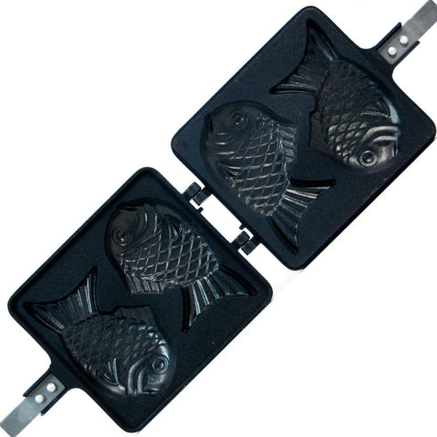 Taiyaki Japanese Fish-shaped Pancake Double Pan, Made in Korea...