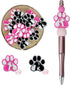 14pcs Paw Silicone Focus Beads, Silicone Beads for Keychain Making Silicone Beads for Pens Shape Silicone Beads for Bracelet Necklace Crafts ?sili...