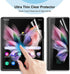 Screen Protector for Samsung Galaxy Z Fold 4 5G, Flexible TPU Screen Protector, 2 Pack Front with 2 Pack Inside, Fingerprint Unlock, Case Friendly...