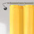Lush Decor Umbre Fiesta Shower Curtain, 72" x 72", Yellow and Gray...