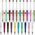 Plastic Beadable Pens with Shaft Ballpoint Pen 1.0 mm Black Ink Bead Pens Ball Pen for DIY PPL Beads Present for Students Presents Office School S...