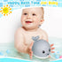 TFS TOP·FANS Baby Whale Bath Toy Infant: Light Up Fountain 6-12 Months Old Bathtub 18-24 Pool 3 4 5 7 8 9 10 15 Sprinkler Tub Water Toys Toddlers ...