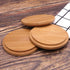 Pack of 4 Bamboo Cup Cover Wooden Coffee Mug, Wooden Tea Glass Drink Cup Lid Set...
