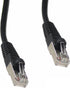 NTW 7' Cat5e Snagless Shielded (STP) Network Patch Cable - Black - 345-S5E-007BK...