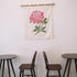 8pcs Peony Wall Stencils for Painting 11.7x8.3" Tile Stencil Set Reusable Plastic Wall Stencils Template for Painting on Wood Wall Furniture Floor...