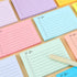 EOOUT 15 Pack Lined Sticky Notes, 3"x4", 750 Sheets, to Do List Notepad, Sticky Notes with Lines,15 Colors, Square Sticky Notes for Office, Meetin...