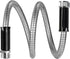 Metal Short Lead Hose 1FT,Stainless Lead Water Hose, Connector Extension Attachments, Heavy Duty Small Hoses for Yard, Outdoor - Flexible, Never K...