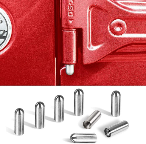 Savadicar Door Hinge Pin Guides Stainless Steel Hinges Bolts for 2007-2022 Jeep Wrangler JK JL & Gladiator JT 2/4-Door ( 8 Pcs )...