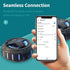 EBODA Bluetooth Shower Speaker, Portable Bluetooth Speakers, IP67 Waterproof Wireless Speaker with LED Light, Floating, 2000mAh, True Wireless Ste...