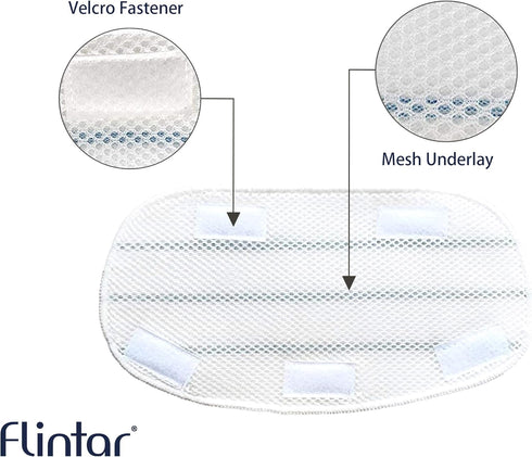 Flintar Replacement Mop Pads, Compatible with PurSteam PureSteam ThermaPro 211 10-in-1 Steam Mop Cleaner, 8-Pack...