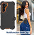 for Samsung Galaxy S23 Case with Belt Clip Holster, 2X Screen Protector, Military Grade Protection Heavy Duty Full Body Shockproof Dust-Proof Rugg...