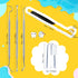 7 Pieces Dog Teeth Cleaning Kit Includes Dental Tooth Scaler and Scraper Stainless Steel Tarter Remover Scraper 3 Head Dog Toothbrush and Silicone...