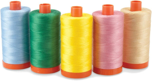 Aurifil Mako Cotton Thread Solid 50wt 1422yds Pale Yellow...