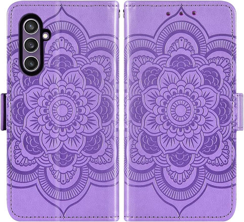 Asuwish Phone Case for Samsung Galaxy S23 FE 5G Wallet Cover with Tempered Glass Screen Protector and Leather Flip Credit Card Holder Stand Lanyar...