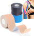 (3 Pack) Kinesiology Tape for Physical Therapy Sports Athletes–Latex Free Elastic Kinetic Tape 16ft Water Resistant Kinetic Uncut Sport Tape for K...
