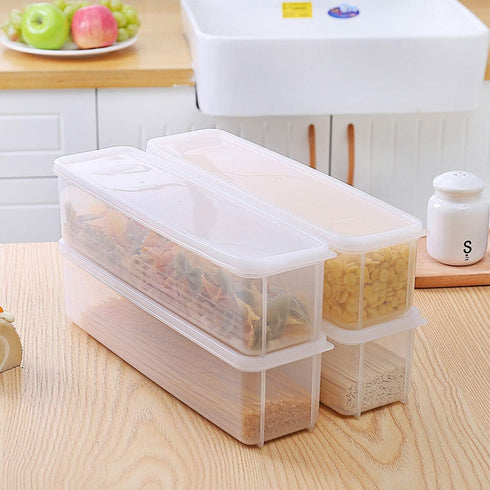 Guardians Pasta Container Noodle Food Storage Spaghetti Keeper Box with White Cover...