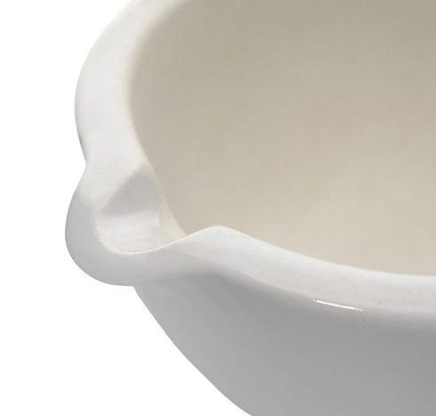 EISCO Porcelain Mortar & Pestle Set, 2oz (60ml) - Unglazed Grinding Surface - Excellent for Kitchen or Laboratory - Grinds Powdered Chemicals, Her...