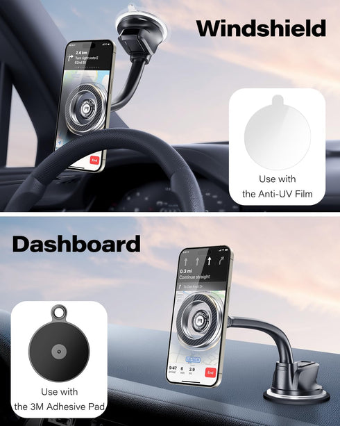 APPS2Car for Magsafe Car Mount, Magnetic Car Phone Holder Mount Fit for iPhone 15/14/13/12 Series/Magsafe Case......