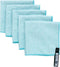 Microfiber Sweat Absorbing Handkerchief Gym Towel Hankies 5 Pack...