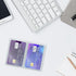 Plastic Wallet Insert for Credit Card Set of 2, Men Wallets Accordion Style Card Picture Holder (Accordion 7 Page)...