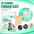 20Pcs White Teeth Cleaning Finger Wipes,Dog Eye WipesCleaning Wipes for Pet Teeth and Dog Tooth Brushing for Cleaning Teeth Ears and Eyes Suitable...