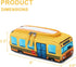 LEDAOU Cute Pencil Case for Kids Girls Boys Pencil Pouch kawaii Pen Pencil Box Bag Holder for School Students (Yellow School Bus)...