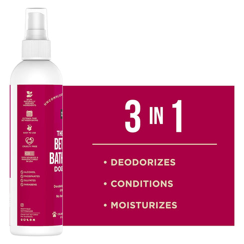 Natural Rapport Dog Cologne Spray Cranberry & Vanilla Scent - The Only Between Bath Spray Dogs Need - Convenient, Dog Deodorant Spray and Pet Urin...