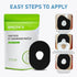 Dexcom G7 Adhesive Patches Waterproof, 30 Pack Black Overpatch for Dexcom G7, Premium Transparent G7 Overlay Patches, Hypoallergenic & Skin-Friend...
