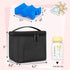 Teamoy Breastmilk Cooler Bag with Ice Pack, Baby Bottles Bag for up to 4 Large 5 Ounce Bottles Without Nipple, Perfect for Working Mom Mother, Bla...