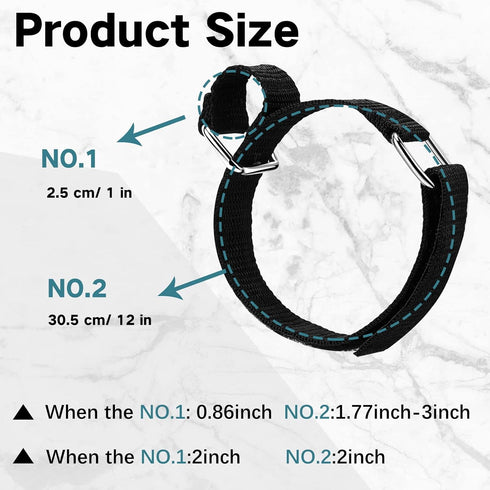 Patelai 8 Pieces Roof Rack Shovel Mount 12 Inch Shovel Mount Straps for Roof Rack Ladder Straps Shovel Holder Adjustable Hook and Loop Reusable fo...