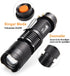 ULTRAFIRE 3 Pack Mini Flashlights Focus Adjustable SK68 Single Mode Tactical LED Flashlight, Ultra Bright 300 Lumens Torch...