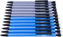 School Smart Medium Point .7 mm Lead Mechanical Pencils and Erasers - Pack of 12 - Assorted Colors...