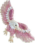 Sindary Unique 3.15" Eagle Brooch Pin Enamel Brooch Rhinestone Crystal Pendant BZ4717...