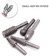 5 PCS Rotary Drill Bit Set Woodworking Rasp Wood Carving Bits 1/4” Shank Power Carving Bits Rotary Burr Set...