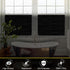 LUTE Blackout Window Film Sun Light Blocking Room Darkening Privacy Film, Removable Heat Blocker Frosted Glass Door Window Cover, Static Cling Day...
