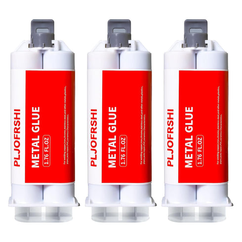 Metal Glue, 1.76 oz 2 Part Liquid Metal Welding Heavy Duty Epoxy Glue, Marine Filler Repair Putty, High Temperature Resistant Heavy Duty Ab Glue (...