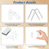 40 Pieces Plantation Shutter Repair Tool Set 20 Pcs Louvers Staples and 20Pcs Spring Loaded Shutter Pins Replacement Shutter Repair Kit for Shutte...