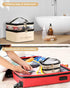 Makeup Bag, Double Layer Cosmetic Case Organizer, Girls Toiletry Bag, Clear Waterproof Cosmetic Bags With Handle, for Women Traveling Accessories ...