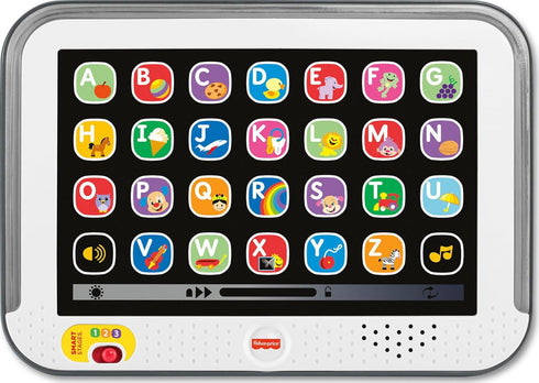 Fisher-Price Laugh & Learn Toddler Learning Toy Smart Stages Tablet Pretend Computer with Music & Lights for Ages 1+ Years...